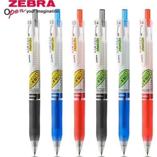 Japan ZEBRA JJS77/JJ77 Sarasa Mark On Gel Pens Fast Dry 0.4/0.5mm 1Pcs