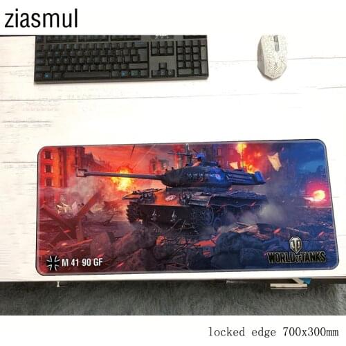 World of tanks mouse pad 700x300x3mm mats big Computer mouse mat gaming accessories High quality mousepad keyboard games gamer