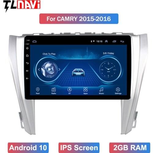 For 1Toyota Camry 8 50 55 2015-2017 Car Radio Multimedia Video Player Navigation GPS Android 10 No 2din dvd
