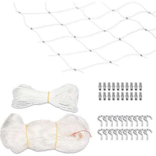 Cat Safety Net Nylon Protective Transparent Pet Anti-fall Net Sturdy And Durable Clear Design For Balconies Terraces Window