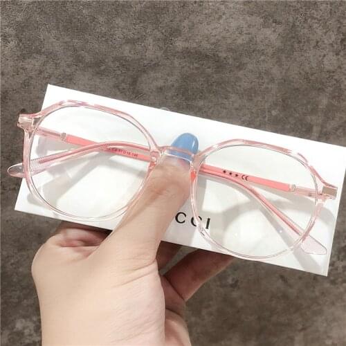 -1.0-1.5-2.0 To -4.0 Women Men Anti Blue Light Myopia Glasses Round Eyeglasses Prescription Finished Shortsighted Eyewear