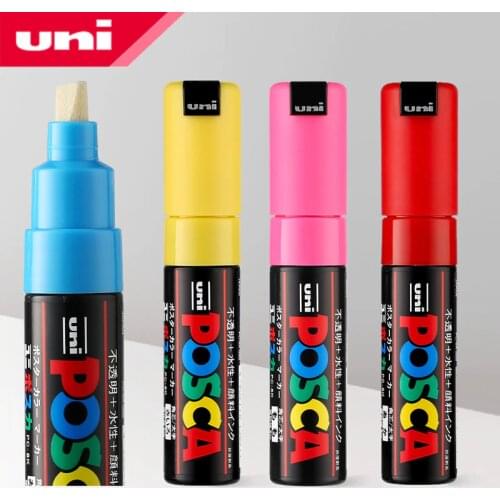 One Piece Uni Posca PC-8K Paint Marker Pen- Broad Tip-8mm 15colors available