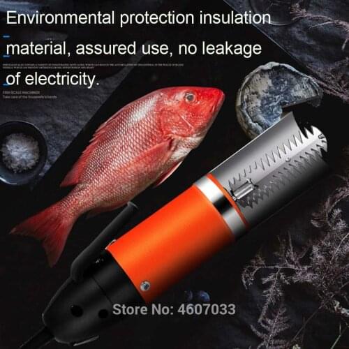 Portable Cordless Electric Fish Scaler Fish Scale Scraper Easy Fish Stripper Scale Remover Cleaning Tool Waterproof