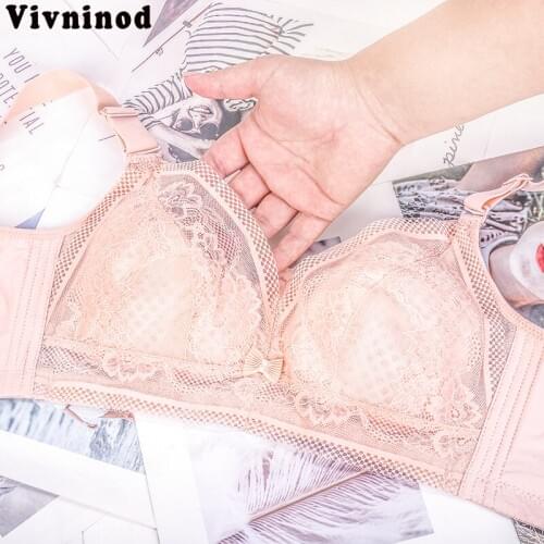 Sexy Push Up Bra Line Thin Lace Without Rims Bras Lace Thickened and Gathered Underwear Rimless Bra Lace Bra Traceless Underwear