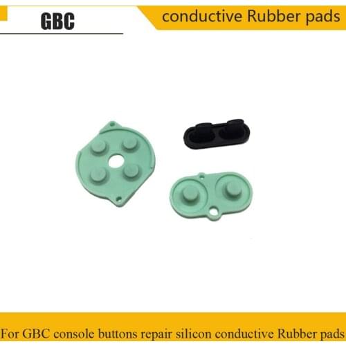 For Nintend Game Boy Color GBC Button Silicone Rubber Pad Conductive A B Select Start Rubber pads Button For GBC