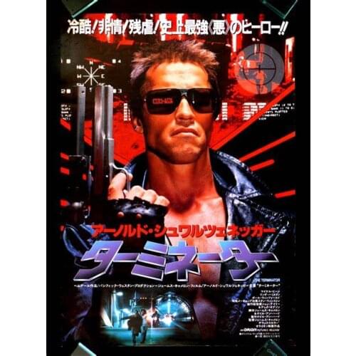 Lot style Choose The Terminator Arnold Schwarzenegger Classic Movie Art print Silk poster Home Wall Decor