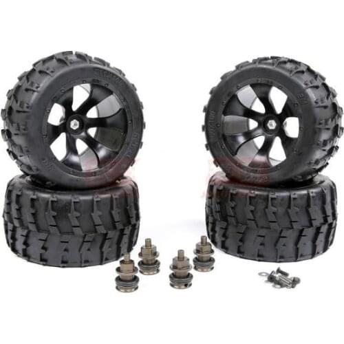 Thicken and widen wheel assembly with lengthened adapter for 1/5 FG MONSTER LOSI 5IVE-T ROVAN LT 200*100mm