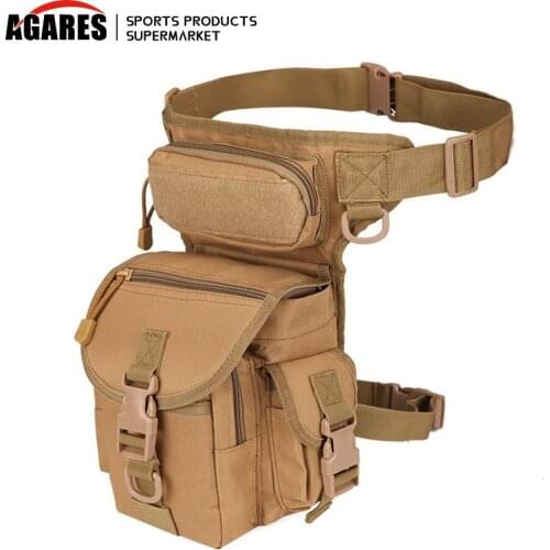 Military Tactical Drop Leg Bag Tool Fanny Thigh Pack Hunting Bag Waist Pack Motorcycle Riding Men Military Waist Packs