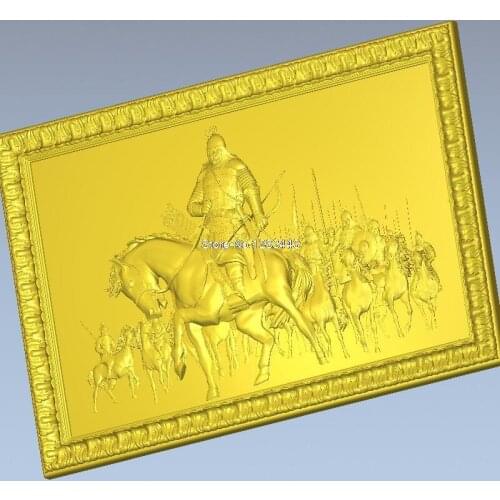 High quality 3d model relief for cnc or 3D printers in STL file format panno_General_Duhi