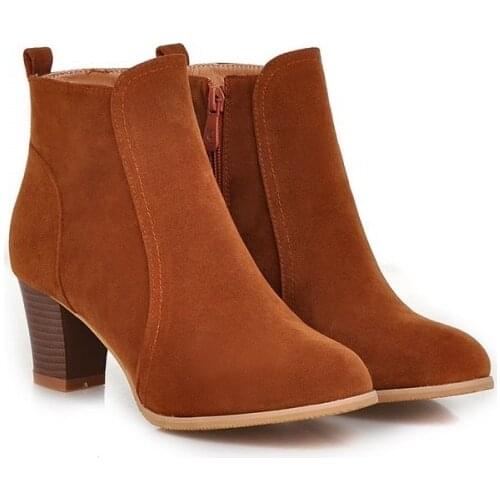 New Ladies Comfort Casual Shoes British Fashion Knight Boots Autumn Winter Womens Pointed Toe Booties High Quality Sale