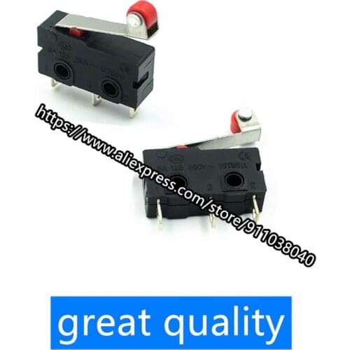 10pcs/lot Belt wheel medium medium micro switch KW11-N KW12 ball wheel red wheel mouse reset button
