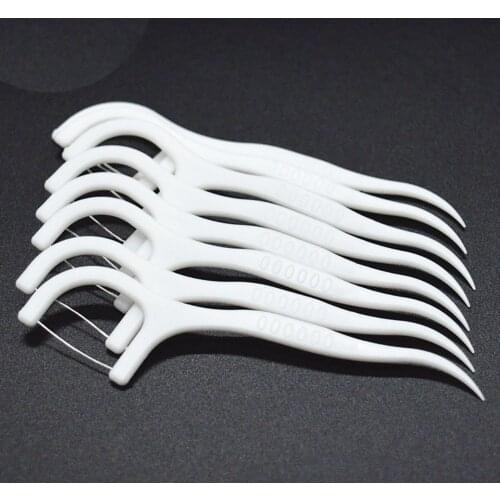 50pcs Teeth Dental Floss Cleaning Portable Oral Care Tools Teeth Cleaning Toothpicks Sticks Health Care Oral Hygiene Accessories