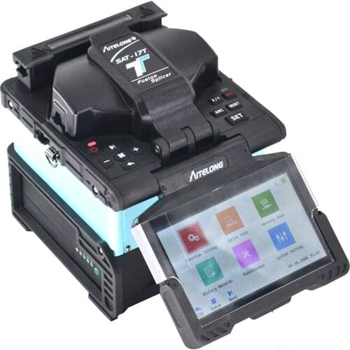 Aitelong SAT-17T 7s fast splicing machine optical Fiber Fusion Splicer 360X magnification equal INNO view 3