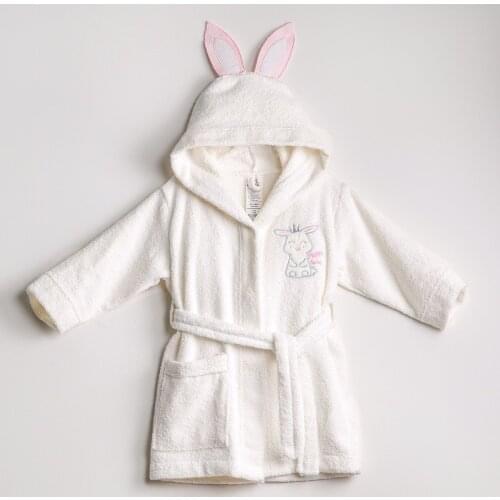 Ebebek girl Bebekevi Lion bunny unicorn horse Bathrobe Towel for Child Baby 0-1 Age Anti-Allergic Soft baby Towels
