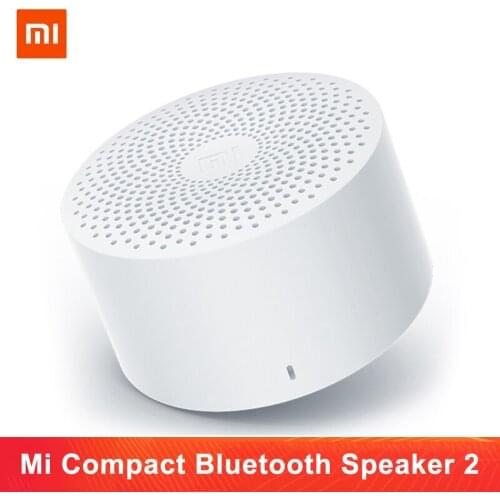 Original Xiaomi Mi Compact Bluetooth Speaker 2 Portable Version Wireless Smart Voice Control Handsfree Bass Speaker som