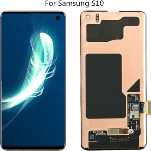 Original With Dead Pixels AMOLED Display S10 For SAMSUNG Galaxy S10 lcd SM-G973 G973D/S G973F Touch Screen Digitizer Assembly