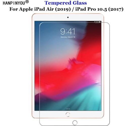 For Apple iPad Air 3rd 2019 A2153 A2123 A2154 A2152 Tempered Glass 9H 2.5D Premium Screen Protector Film For iPad Pro 10.5 2017