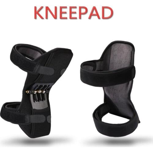 Breathable Non-slip Lift Pain Relief For Knee Joint Knee Pad Support Power Spring Force Stabilizer Knee booster For Sports Elder