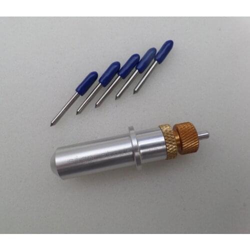 Gcc SIGN PAL Cutting Plotter Blade Holder + 5 pcs 60 Degree Roland Liyu Helo Vinyl Cutter Blades