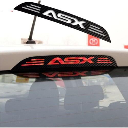 Hot Sale carbon fiber brake light decoration cover stickers case for MITSUBISHI asx 2011 2012 2013 2014 2015 car accessories