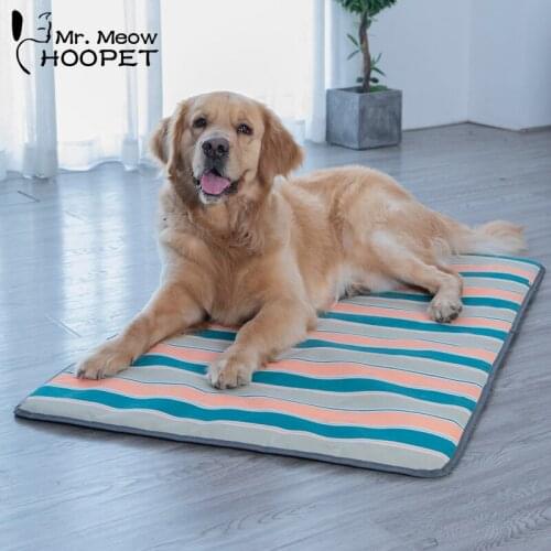 Hoopet Dog Sleeping Mat Summer Cats Bed Floor Mattress Waterproof Dogs Bed For Small Large Pets Teddy Golden Retriever