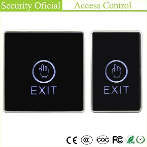 Push Touch Exit Button Door Exit Release Button Switch for Open Door Access Control System Suitable for Home Security Protection