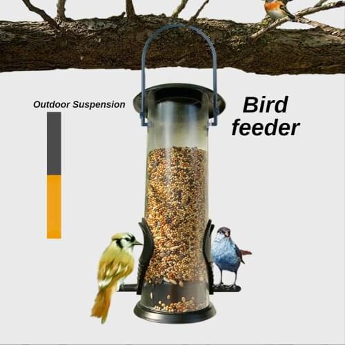 Wild Bird Feeder Hanging for Garden Yard Outside Decoration Hanging Bird Cage Outdoor Garden Feeder Pet Stand Balcony Aviary
