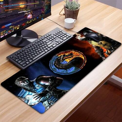 90x40CM XXL Mousepad Gamer Gaming Mouse Pad Computer Accessories Keyboard Laptop Padmouse Desk Mat Mouse Pad Gamer Mortal Kombat