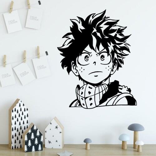 Creative My Hero Academia Vinyl Wall Sticker Home Decor Stikers For Kids Rooms Diy Home Decoration Wall Decoration Murals