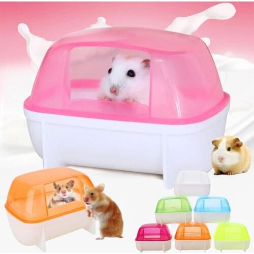 Hamster Bed Practical Comfortable Small Squirrel Washroom for Pet Products Small Animals Cages