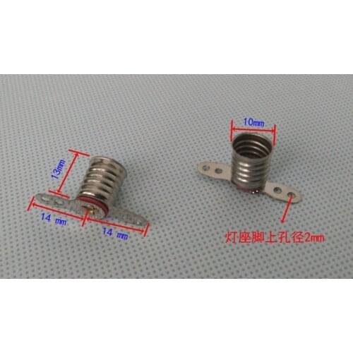 5000pcs Brass E10 Lamp Bases For Light Bulb