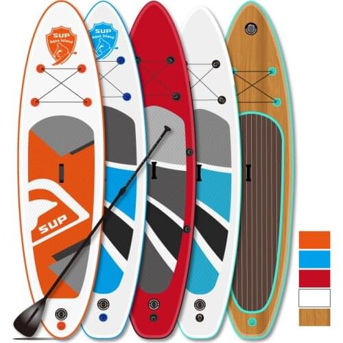 10'6" Inflatable Stand Up Paddle Board PVC Surfboard WIth Stretchable Paddle Board Inflatable SUP Board