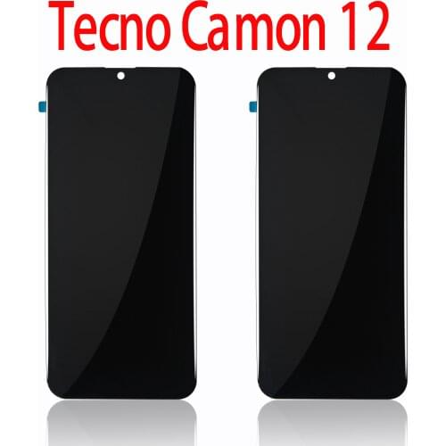 Original New 6.52inch For Tecno Camon 12 CC7 KC8 Touch Screen With Lcd Display Panel Lens Glass Digitizer + Repair TOOLS