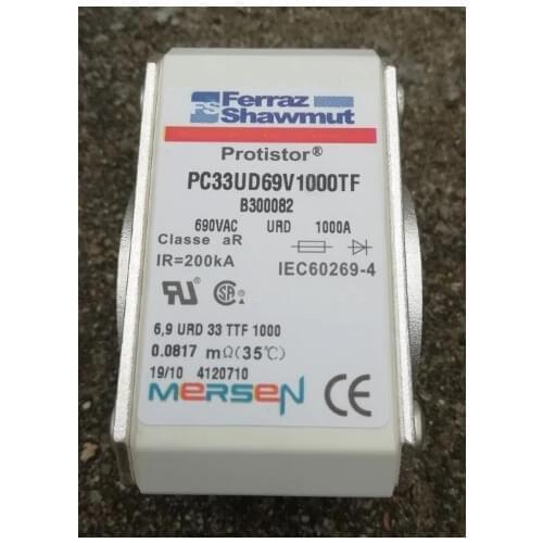 Fuses: PC33UD69V1000TF 6,9 URD 33 TTF 1000 690V 1000A B300082 / PC33UD69V900TF 690V URD 900A A300081 aR