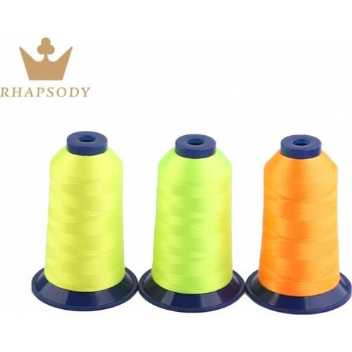 Rhapsody 40WT 4000M Neon Fluorescent Polyester Embroidery Thread For Hand & Machine Sewing Embroidery Quilting Applique Brother