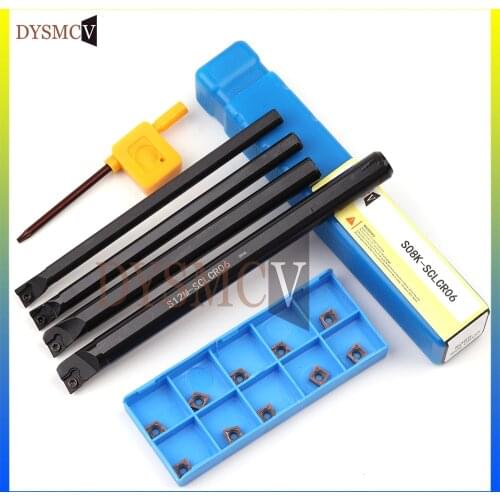 S06K SCLCR06 S07K SCLCR06 S08K SCLCR06 S10K SCLCR06 S12M SCLCR06 Internal turning tool grooving lathe turning tool bar set