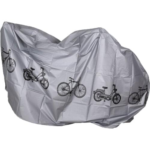 Gray Moto Bike Motorcycle Covers Dust Waterproof Outdoor Indoor Rain Protector Cover Coat For Bicycle Scooter