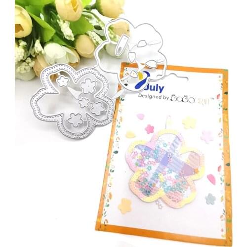 Julyarts Shake The Card Flower Dies Scrapbooking Material Die Cutting Dies For New DIY Scrapbooking Album New Craft Embossing