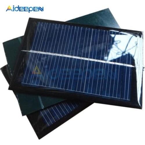 6V 100mA 0.6W Mini Epoxy Solar Panel Photovoltaic Polycrystalline Cell Charger