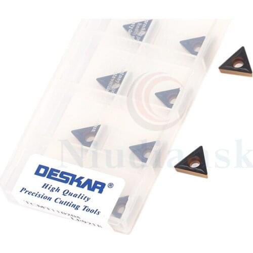 TCMT110204 LF9218 CNC Lathe Cutting Tools TCMT110208 LF9218 Carbide Inserts Internal Turning Tools Inner Hole Blades , For Steel