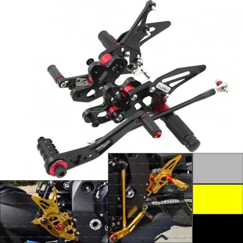 Rear Set Rearsets Foot Peg Rest Footpeg Brake Shift Shifting Lever Pedal For SUZUKI GSX-R GSXR 600 750 11-14 2011 2012 2013 2014