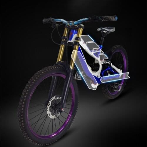 Bicycle Mountain Bike Frame Protection Film Anti-scratch Stickers Transparent Anti-scratch And Wear-resistant Transparent Sticke