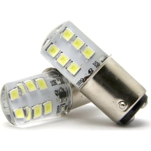 2Pcs LED Turn Signal Lights S25 BA15S 1157 5050 12SMD Car Reversing Light Silicone Brake Light Red/White/Yellow Auto Lamp 2021