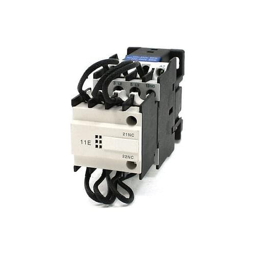 220-240V 60Hz Coil 3 Pole 1 NO 1NC Switch-Over Capacitor Contactor 380V 25A