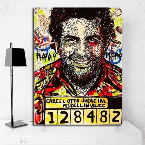 ALEC Monopolies Pablo Escobar Wallpaper HD Canvas Posters Prints Wall Art Oil Painting Decorative Picture Modern Home Decoration