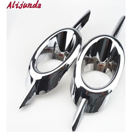 Alijunda ABS Chrome Front fog lamp cover/Fog light frame trim&decoration for Chevrolet chevy CRUZE 2009-2013 accessories