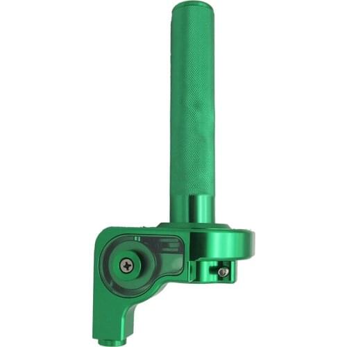 Aluminum Scooter Quad Green 7/8" Throttle Twist Grip Handle Handlebar Clamp