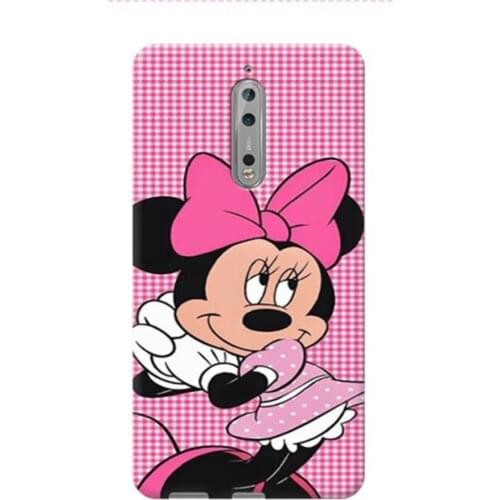 Nokia 8 Compatible Asik Minnie Mouse Pattern Phone Case