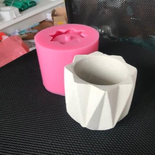 DIY Concrete Clay Vase Mold Silicone Concrete Flower Pot Molds Resin Craft Planter Making Tools