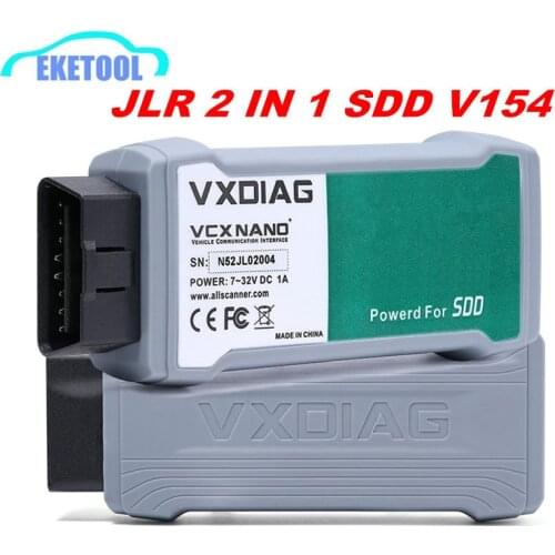 SSD V145 JLR Diesel&Gasoline Cars VXDIAG VCX NANO For LAND Rover For Jaguar Multi-Language JLR V154 SDD Engineer Version